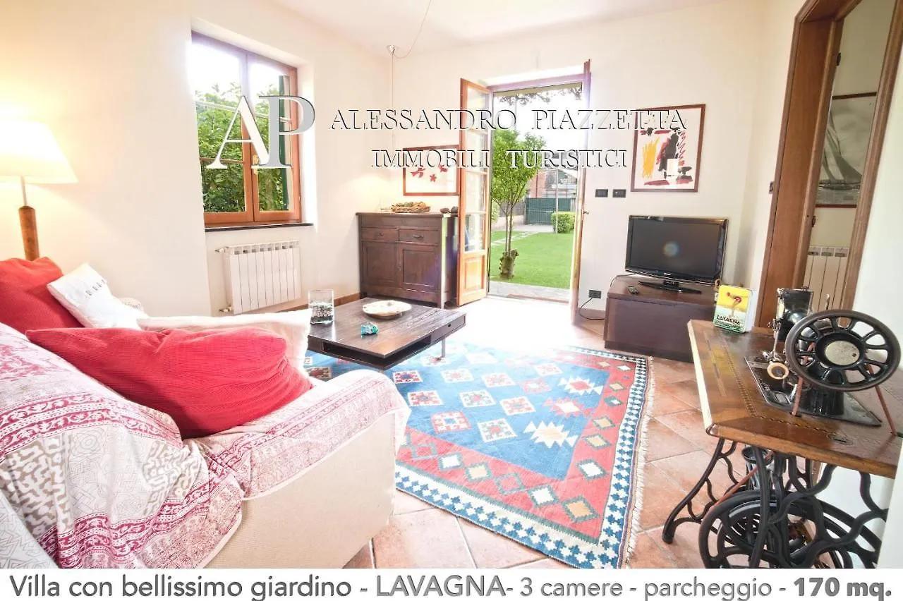 Villa Marinin - Con Splendido Giardino E Vicino Ad Oasi Naturalistica Lavagna Semesterbostad