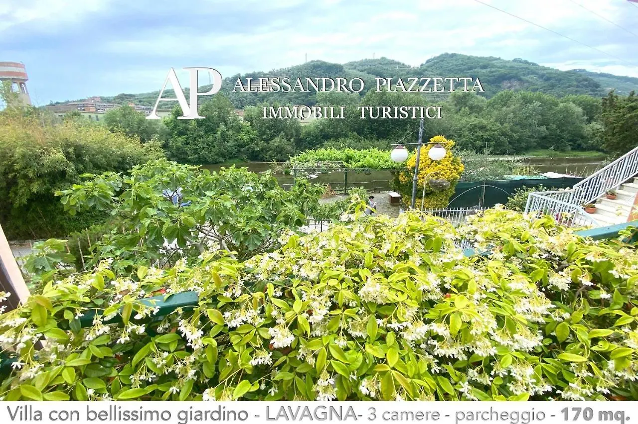 Semesterbostad Villa Marinin - Con Splendido Giardino E Vicino Ad Oasi Naturalistica Lavagna