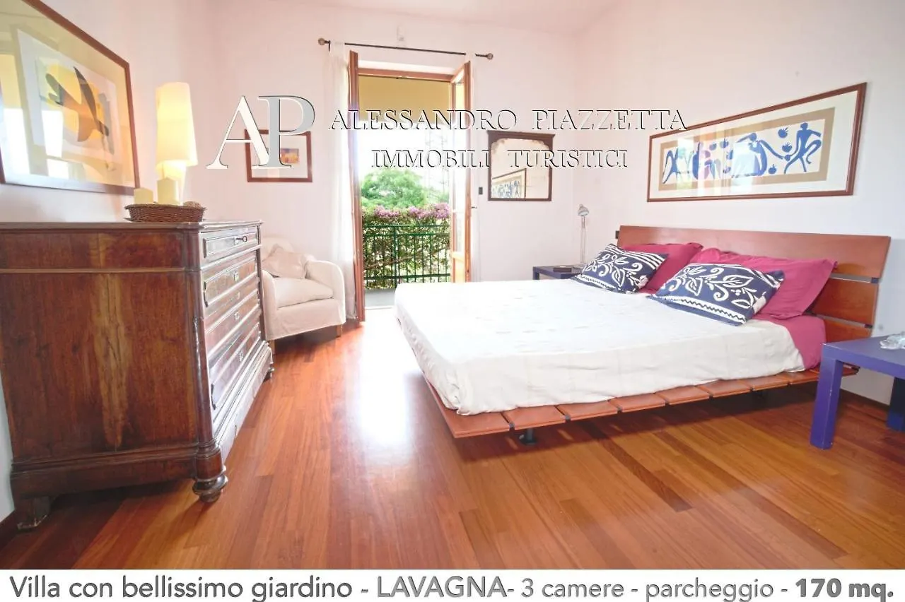Villa Marinin - Con Splendido Giardino E Vicino Ad Oasi Naturalistica Lavagna Semesterbostad