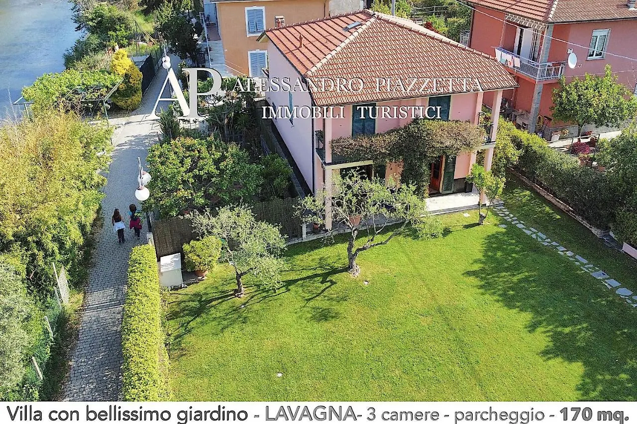Villa Marinin - Con Splendido Giardino E Vicino Ad Oasi Naturalistica Lavagna Semesterbostad